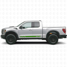 Kit de calcomanías de vinilo de franja lateral personalizada para Musclecar Power Truck SVT 2017_3