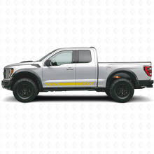 Kit de calcomanías de vinilo de franja lateral personalizada para Musclecar Power Truck SVT 2017_5
