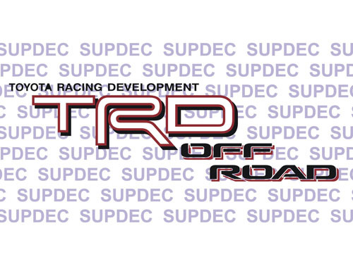 TRD Off Road Tacoma Tundra Cuarto Panel Calcomanías Pegatinas Off Road