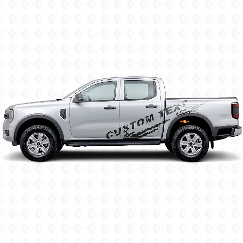 Kit de calcomanías de vinilo para los laterales con letras personalizadas Mud Splash para Musclecar Ranger