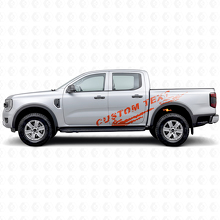 Kit de calcomanías de vinilo para los laterales con letras personalizadas Mud Splash para Musclecar Ranger_4