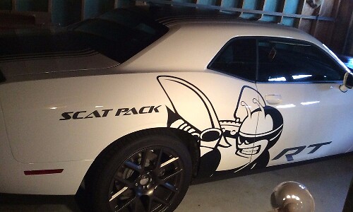 Juego de calcomanías laterales de vinilo Scat Pack Bee R/T 6.4L para Dodge Challenger