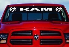 Calcomanía para parabrisas Dodge Ram con logotipos 44x4 ram, SRT8, hemi, SRT10, srt10