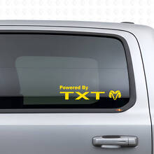 Vinilo Adhesivo Personalizado Para Ventana con Energía para Dodge Ram_5