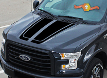 Ford F-150 2015-2016 F150 Calcomanía con franjas gráficas en el capó 5 2