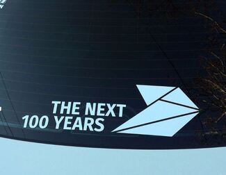 Gráficos de calcomanías adhesivas para ventanas de BMW Motorsport M Performance Next 100 Years
