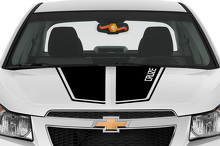 Chevrolet Chevy Cruze - Rally Racing Stripe calcomanía para capó Kit de pegatinas gráficas_2