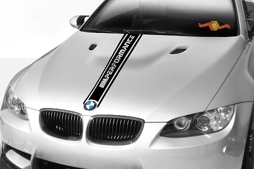 Calcomanía de vinilo con tira M Performance para capó para BMW Serie 3 E90/E91/E92/E93 2005-2013
