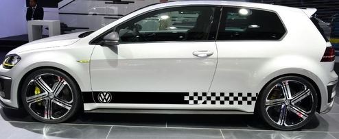 Decal Sticker Stripes Kit para Volkswagen Golf MK4 MK5 MK6 MK7 GTI R32 BAJANDO 2