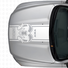 Vinilo adhesivo personalizado con franja para capó Hemi para Dodge Ram 1500 2500_5