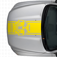 Vinilo adhesivo personalizado con franja para capó Hemi para Dodge Ram 1500 2500_6