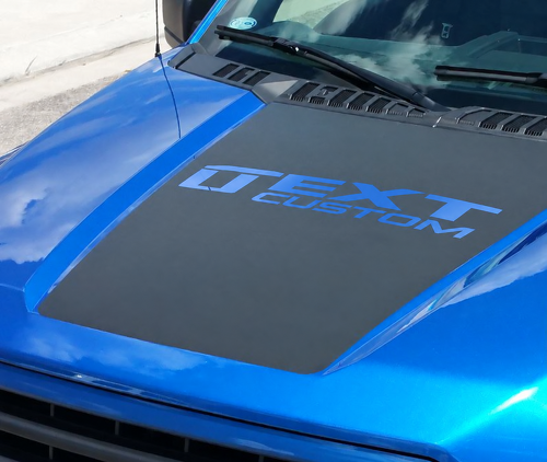 Pegatina de vinilo personalizada con franjas para capó para musclecar y camión 2015-2016