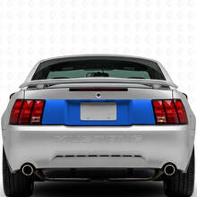Calcomanía de vinilo para panel trasero del maletero en negro para Musclecar Musclecarmodel 1999-04_2