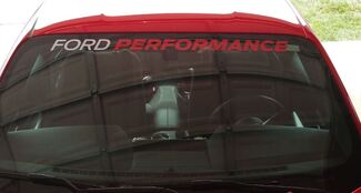 Mustang Ford Performance Windshield Banner calcomanía vinilo gráficos con licencia calcomanía