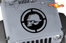 Jeep Wrangler Metal Mulisha Skull Vinilo Adhesivo para capó JK TJ LJ 20 x 20
 2