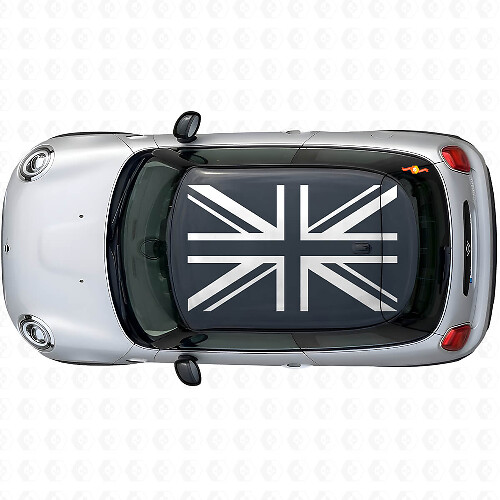Juego de Adhesivos de Vinilo con Bandera Británica Union Jack para Techo de MINI Cooper S JCW