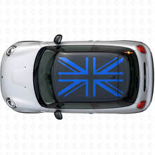 Juego de Adhesivos de Vinilo con Bandera Británica Union Jack para Techo de MINI Cooper S JCW_2