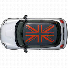 Juego de Adhesivos de Vinilo con Bandera Británica Union Jack para Techo de MINI Cooper S JCW_4