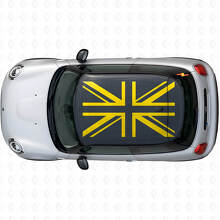 Juego de Adhesivos de Vinilo con Bandera Británica Union Jack para Techo de MINI Cooper S JCW_5