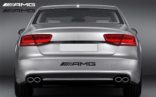 Pegatina universal de vinilo con logo AMG para Mercedes-Benz AMG GT