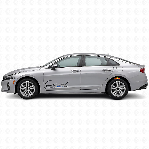 Conjunto de calcomanías deportivas Sport Side Powered by Kia para vehículos Kia