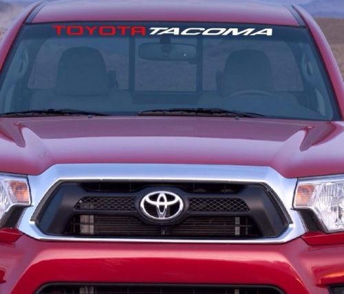Vinilo adhesivo para parabrisas con banner para Toyota Tacoma