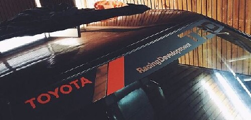 Calcomanía Vinílica para Parabrisas Estilo TRD para Toyota AE86