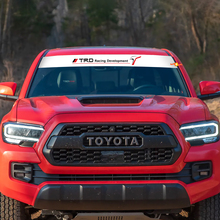 Pegatina de calcomanías de calcomanía de banner de parabrisas TRD para Toyota
 2
