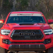 Pegatina de calcomanías de calcomanía de banner de parabrisas TRD para Toyota
 3