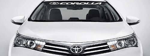 Adhesivo de vinilo para parabrisas modelo Corolla para Toyota Corolla