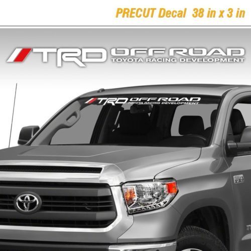 Calcomanía para Parabrisas Estilo Off Road TRD para Toyota Tacoma/Tundra