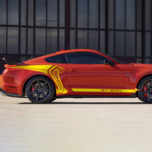Gráficos de rayas laterales traseras pegatinas calcomanías para Ford Mustang Cobra
 2