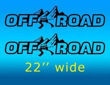 Juego de vinilos decorativos para capó estilo montaña todoterreno para Jeep Wrangler_2