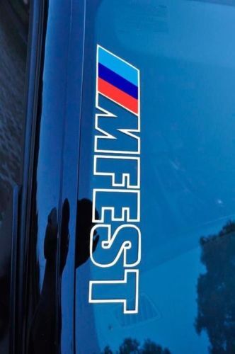 Pegatina adhesiva de vinilo universal MFest para BMW M3