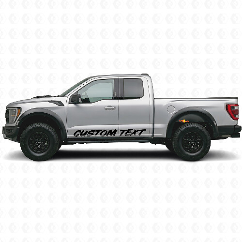 Calcomanías de Vinilo Laterales con Inscripción Personalizada para Musclecar Super Duty