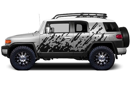 Kit de Vinilos Laterales Antisalpicaduras de Barro para Toyota FJ Cruiser 2007-2014