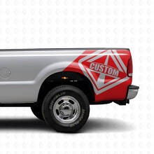 Vinilo adhesivo personalizado para guardabarros trasero para Musclecar F-250 F-350_4