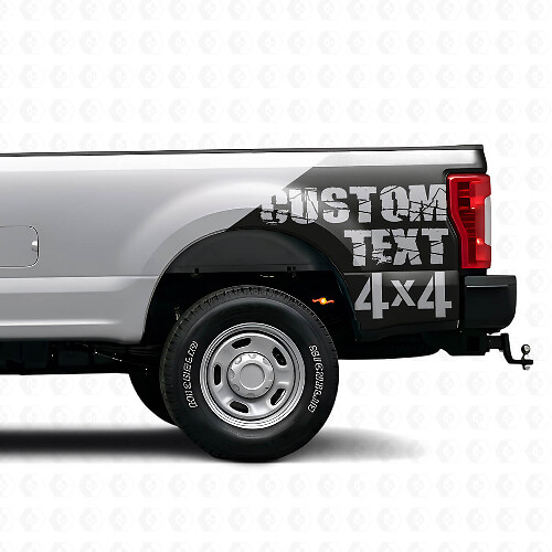 Vinilo adhesivo para aleta trasera lateral 4x4 para Musclecar F-250/350