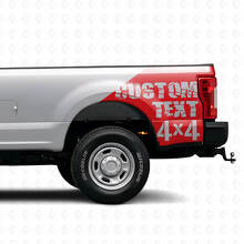 Vinilo adhesivo para aleta trasera lateral 4x4 para Musclecar F-250/350_3