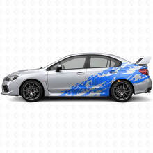 Kit de Vinilos Laterales de Salpicaduras de Barro y Texto Personalizado para Suba Impreza STI WRX 2002-07_2