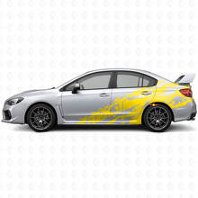 Kit de Vinilos Laterales de Salpicaduras de Barro y Texto Personalizado para Suba Impreza STI WRX 2002-07_5