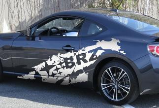 Subaru BRZ Mate - Calcomanía de gráficos de vinilo rasgado Subaru brillante 2013- - 2020