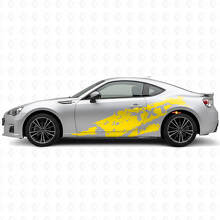 Kit de Vinilo Lateral con Salpicaduras de Barro y Texto Personalizado para Subaru BRZ_5