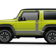 Suzuki JIMNY Puertas laterales Rayas Calcomanía Logotipo Líneas Pegatina
 2