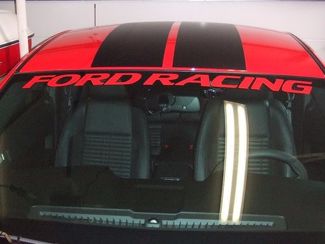 Etiqueta engomada de la bandera del parabrisas de FORD RACING, calcomanía, Shelby, GT, Cobra, 4.6,