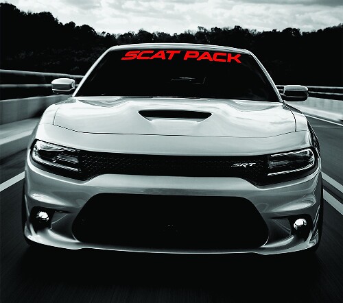 Adhesivo Vinilo para Parabrisas Scat Pack para Dodge Charger 2011-2017