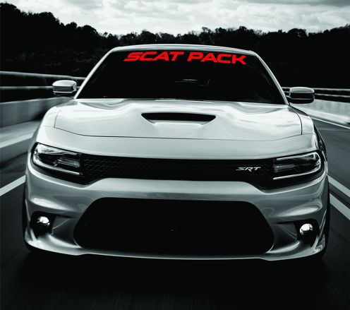 Dodge Charger SCAT PACK Calcomanía para parabrisas 2011-2017 SRT MOPAR 392 Scatpack