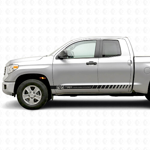 Kit de Pegatinas de Vinilo con Rayas Laterales Estilo TRD para Toyota Tundra CrewMax 2007-2015