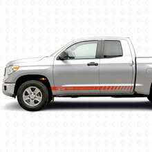 Kit de Pegatinas de Vinilo con Rayas Laterales Estilo TRD para Toyota Tundra CrewMax 2007-2015_9