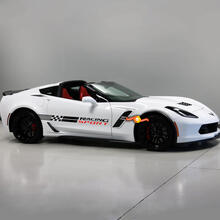 Corvette RACING SPORT STRIPES Vinilo Pegatinas Calcomanías C3 C4 C5 C6 C7 ZO6 ZR1 Stingray Más
 2